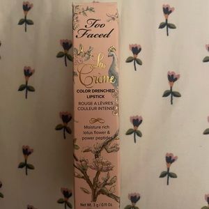 Too Faced La Crème color drenched lipstick in shade Unicorn Tears🦄💧